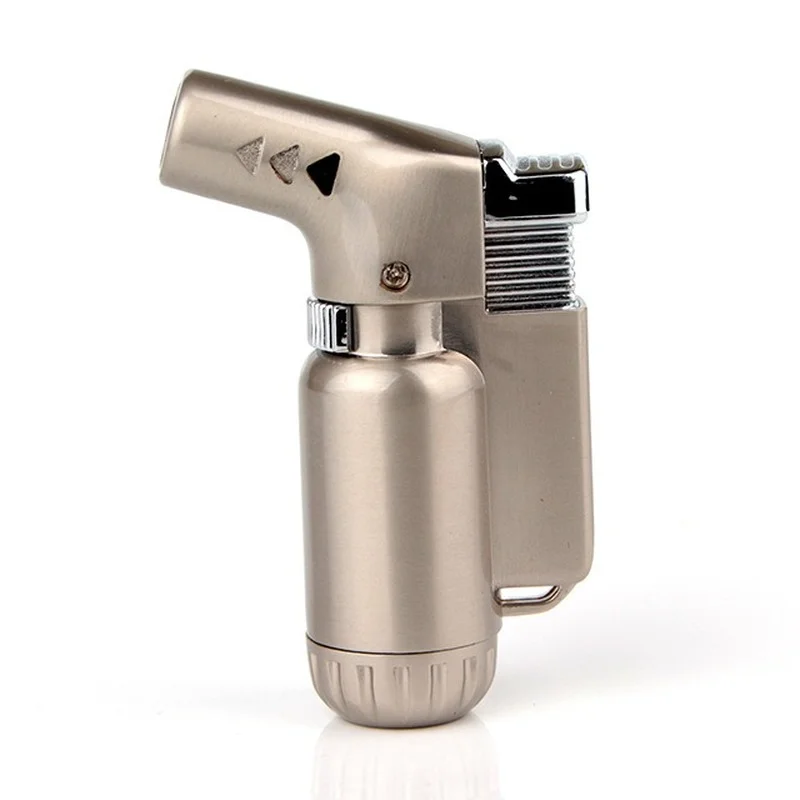 Elbow Straight Into The Lighter Electroplating Spray Gun Lighter Windproof Inflatable Butane Gas Lighter Smoking Accessories
Elbow Straight Into The Lighter Electroplating Spray Gun Lighter Windproof Inflatable Butane Gas Lighter Smoking Accessories