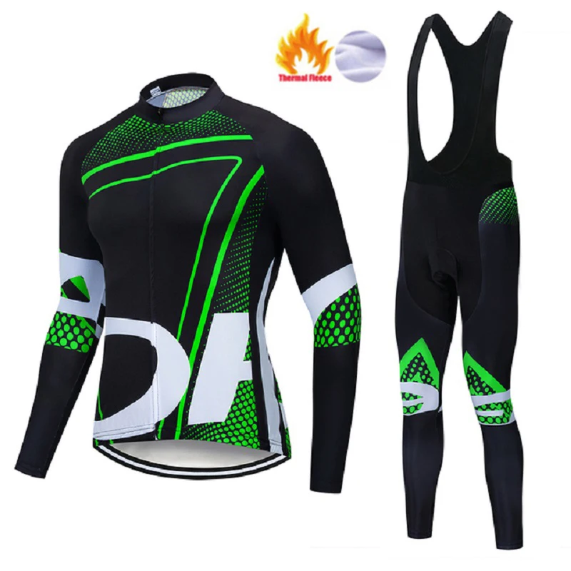 Winter Plus Velvet Cycling Bib Suit With 20D Gel Pad Wear-resistant Road Cycling Jersey Men's Fluorescent Color Clothes
Winter Plus Velvet Cycling Bib Suit With 20D Gel Pad Wear-resistant Road Cycling Jersey Men's Fluorescent Color Clothes