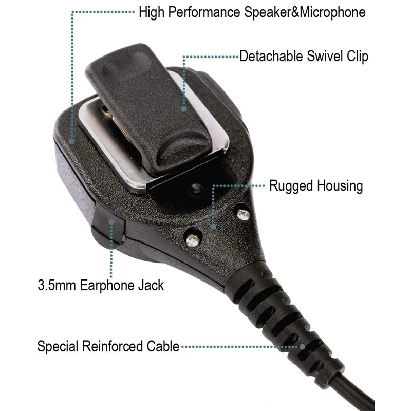 Микрофон для динамика совместимый с Motorola Radio APX4000 APX6000 APX7000 XPR6350 XPR6550 XPR7350 XPR7550( APX 4000