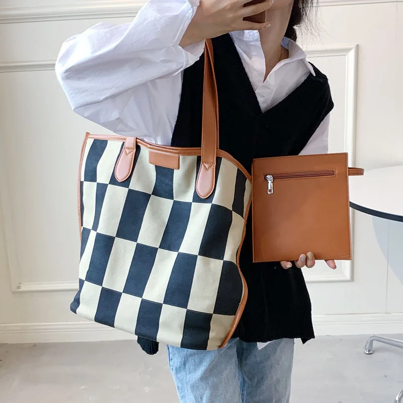 Top Quality Luxury Fashion Women Hand Shoulder Bag Ladies Daily Large Capacity Canvas Tote Bags Sac A Main New
Top Quality Luxury Fashion Women Hand Shoulder Bag Ladies Daily Large Capacity Canvas Tote Bags Sac A Main New