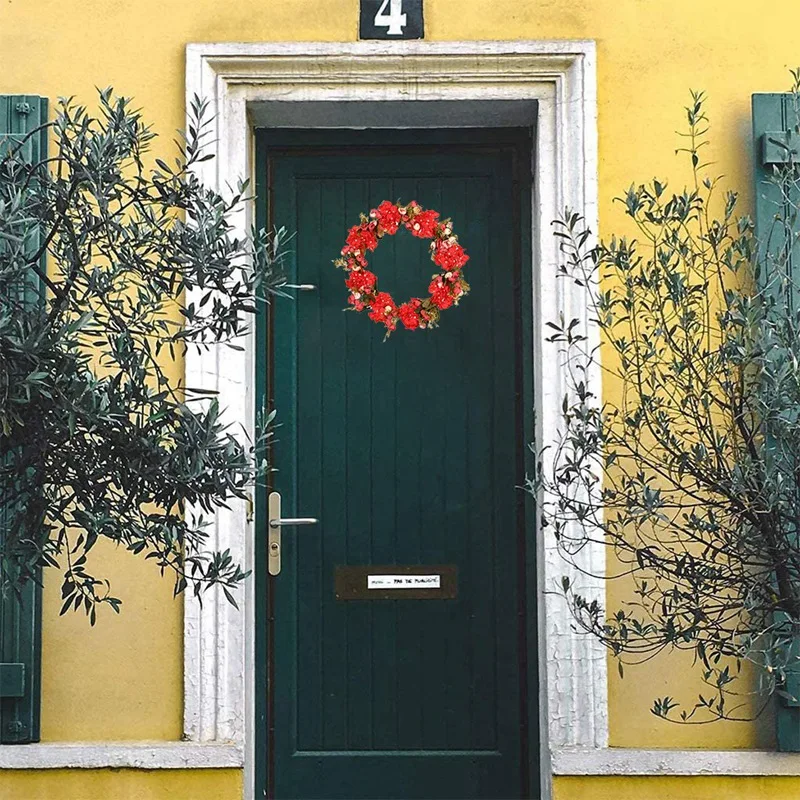 Hot Artificial Rose Flower Hydrangea Wreath for Front Door Farmhouse Wall Window Wedding Birthday Party Garden Home Decor
Hot Artificial Rose Flower Hydrangea Wreath for Front Door Farmhouse Wall Window Wedding Birthday Party Garden Home Decor