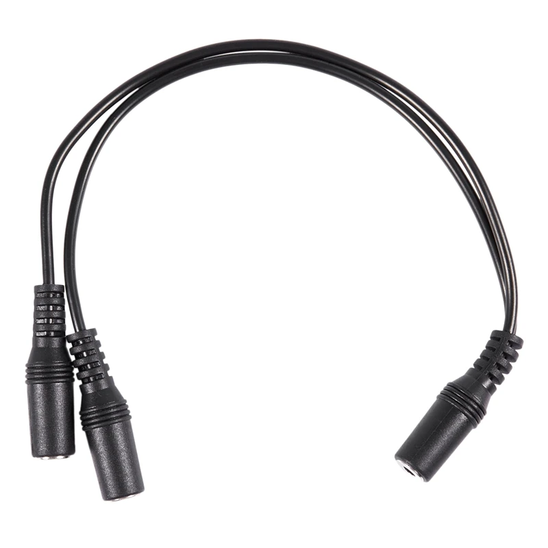 Лидер продаж Y-образный сплиттер 3C-28cm 3 5 мм Мама-мама черный стерео аудио кабель |