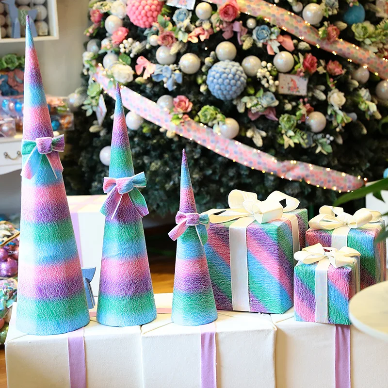 2021 Christmas Scene Arrangement Window Decoration Fabric Gift Box Rainbow Color Rectangle Square Combination Series Ornaments
2021 Christmas Scene Arrangement Window Decoration Fabric Gift Box Rainbow Color Rectangle Square Combination Series Ornaments