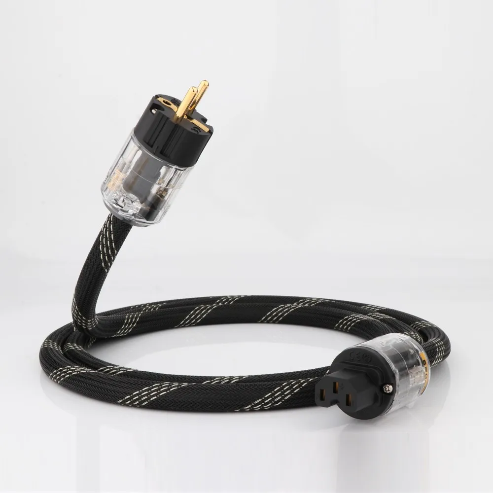 Preffair Hi-End copper AC power cable hifi audio US/EU power cord pure copper power cable with P-029/P-029E power plug connector
Preffair Hi-End copper AC power cable hifi audio US/EU power cord pure copper power cable with P-029/P-029E power plug connector