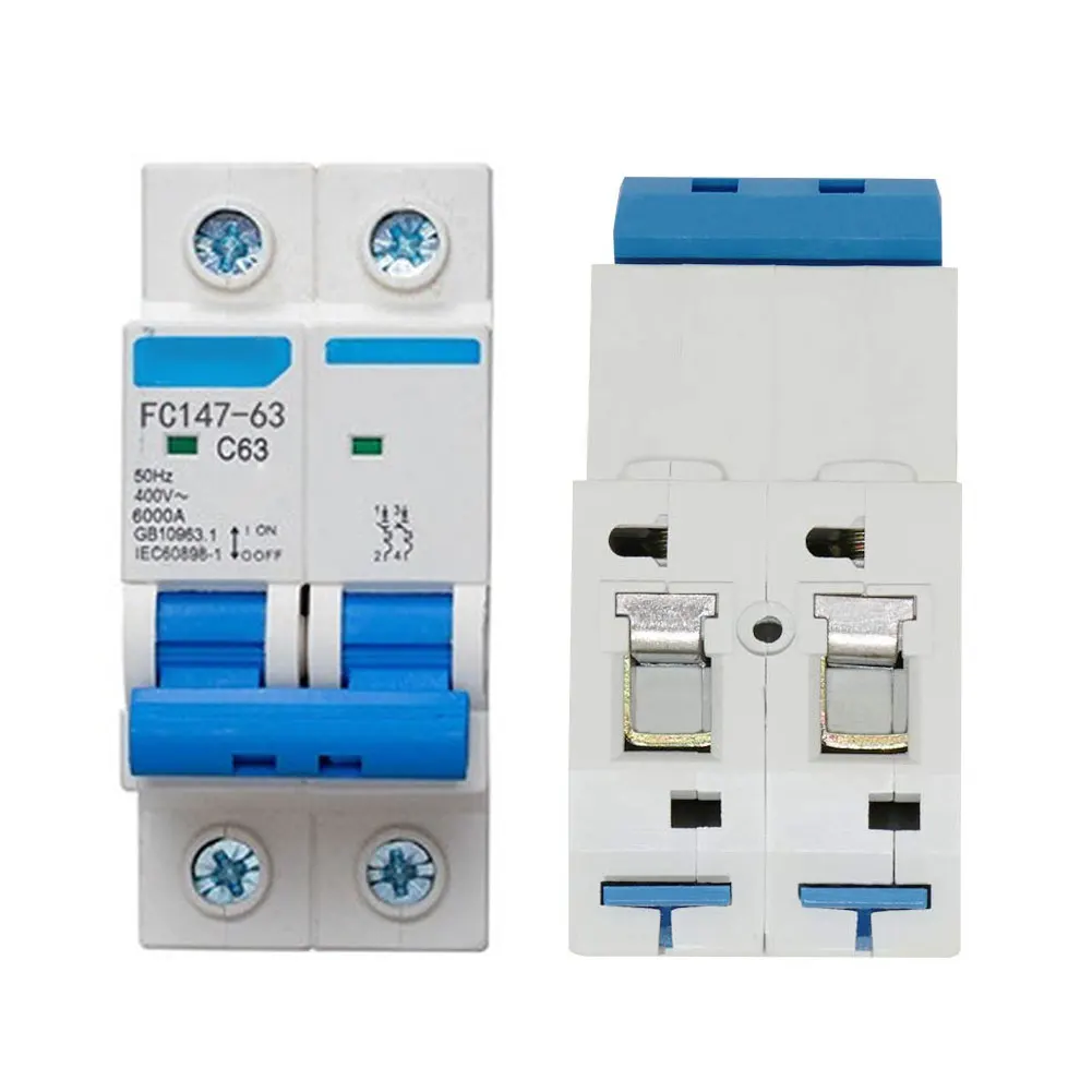 Miniature Circuit Breaker Low-Voltage 2 Pole Din Rail Mount 63A/25A DZ47 Circuit Breaker Safety Low Voltage Mini Circuit Breaker
Miniature Circuit Breaker Low-Voltage 2 Pole Din Rail Mount 63A/25A DZ47 Circuit Breaker Safety Low Voltage Mini Circuit Breaker