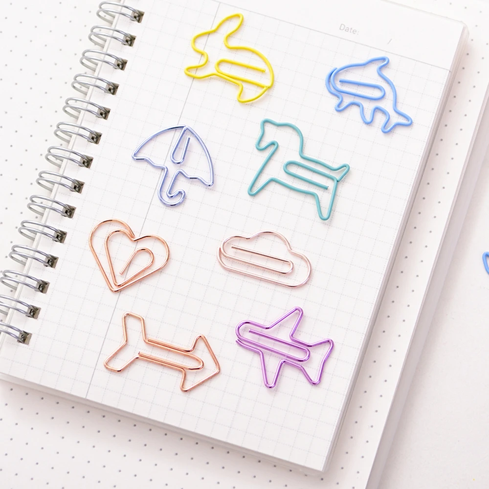 36pcs Cute Paper Clip Creative Cartoon Color Animal Paper Clip Kawaii Stationery Clear Binder Clips Photos Tickets Notes Clip
36pcs Cute Paper Clip Creative Cartoon Color Animal Paper Clip Kawaii Stationery Clear Binder Clips Photos Tickets Notes Clip