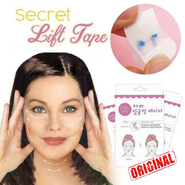 40 шт./кор. Secret Лифт лента эффективный уход за кожей лица Стикеры Тонкий Невидимый