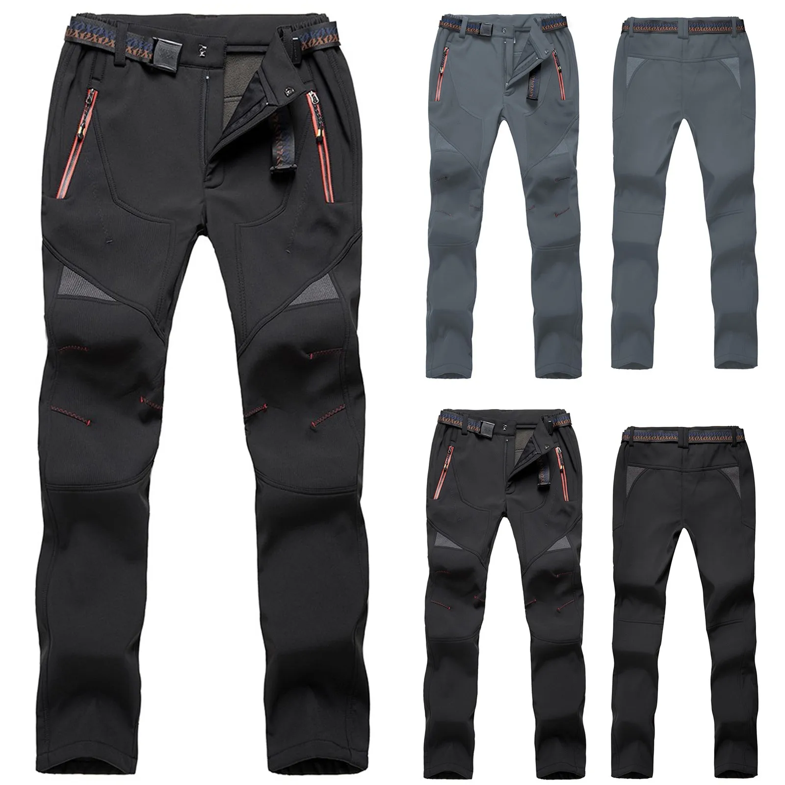 Winter Casual Stretch Pants Men Women Fleece Military Cargo Pants Waterproof Soft Shell Trousers Work Thick Warm Sweatpants
Winter Casual Stretch Pants Men Women Fleece Military Cargo Pants Waterproof Soft Shell Trousers Work Thick Warm Sweatpants