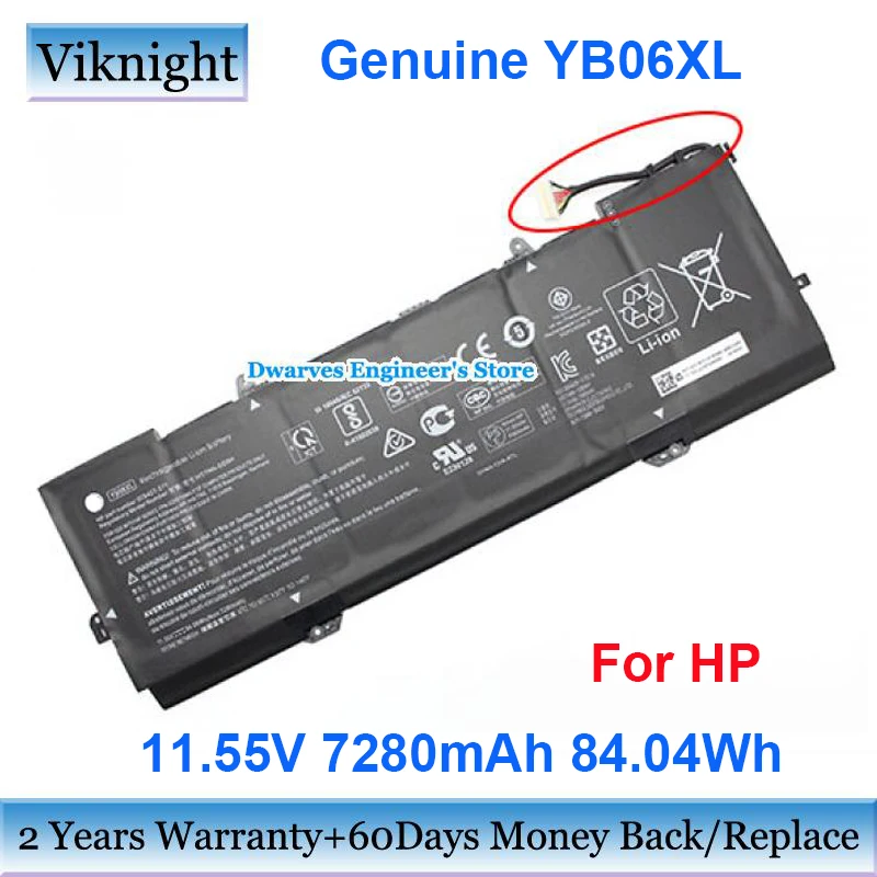 Подлинный Аккумулятор для ноутбука YB06XL 7280 мАч 11,55 в для Hp 15-ch011dx 15-ch004na 15-ch055na 15-CH011DX Spectre x360 928372-855
Подлинный Аккумулятор для ноутбука YB06XL 7280 мАч 11,55 в для Hp 15-ch011dx 15-ch004na 15-ch055na 15-CH011DX Spectre x360 928372-855
