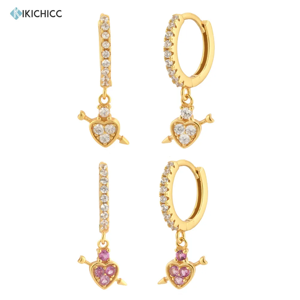KIKICHICC 925 пробы серебряная, Золотая подвеска в форме сердца, розовая паста, прозрачный циркон, серьги-капельки для пирсинга, подарок на свадьб...
KIKICHICC 925 пробы серебряная, Золотая подвеска в форме сердца, розовая паста, прозрачный циркон, серьги-капельки для пирсинга, подарок на свадьб...