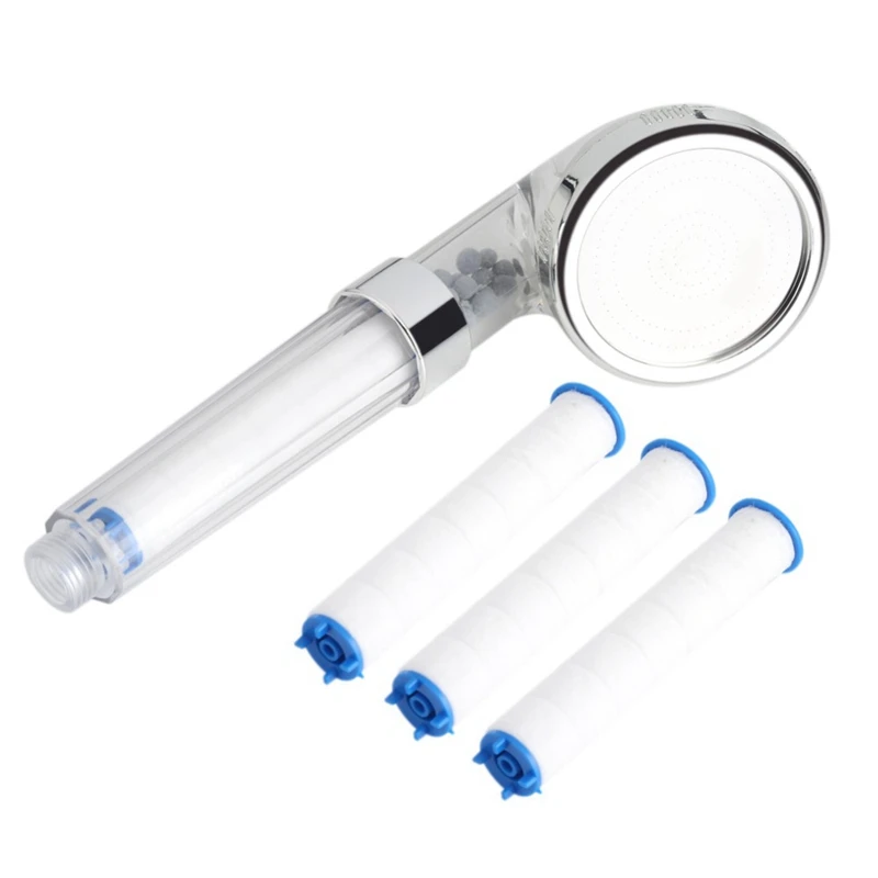 Hot Sale 1 Set Negative Ions Bathroom Handheld Shower Water Saving Head Set with 3 Filters High Pressure Portable Shower Head Ha
Hot Sale 1 Set Negative Ions Bathroom Handheld Shower Water Saving Head Set with 3 Filters High Pressure Portable Shower Head Ha