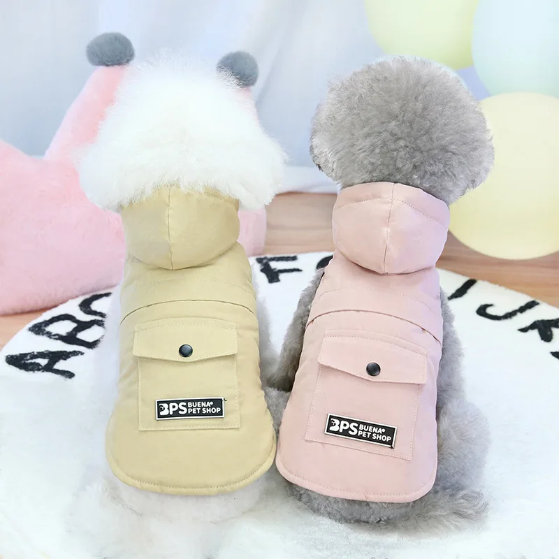 Small Dog Clothes Winter Warm Pet Dog Jacket Coat Down Cotton-Padded Jacket Costume Puppy Clothing Hoodie Coats Haustier Mantel 
Small Dog Clothes Winter Warm Pet Dog Jacket Coat Down Cotton-Padded Jacket Costume Puppy Clothing Hoodie Coats Haustier Mantel