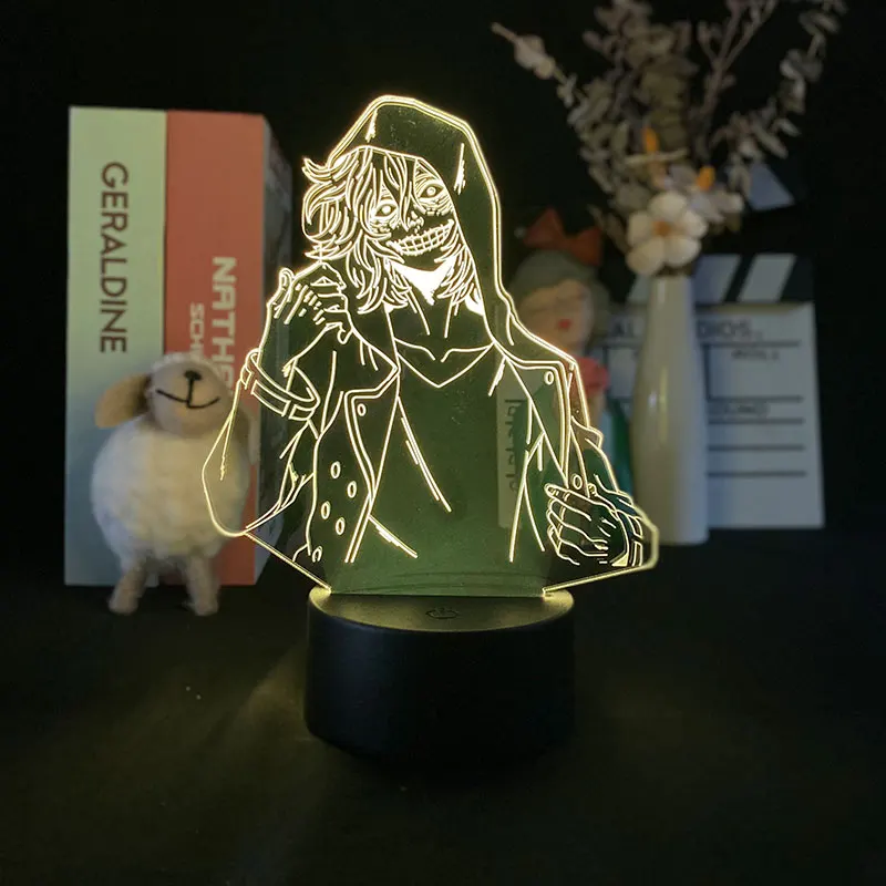 Японское аниме изменение цвета Delineascope My Hero Академия томура шигарак 3D светильник будильник базовый уникальный декоративный
Японское аниме изменение цвета Delineascope My Hero Академия томура шигарак 3D светильник будильник базовый уникальный декоративный