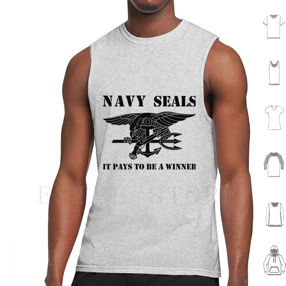 

Navy Seals It Pays To Be A Winner Tank Tops Vest Sleeveless Navy Seals Seal Special Forces