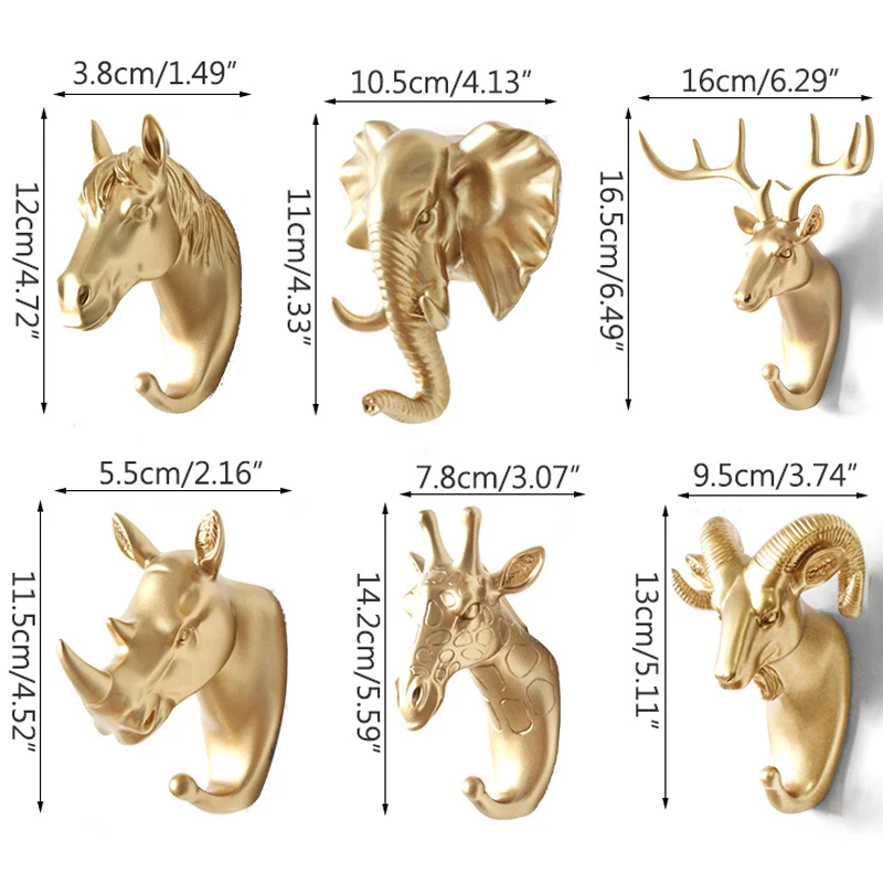 Clothing Cap Display Racks Coat Hanger Room Decor Creative Deer Head Animal Self Adhesive Hook Keys Wall Sticky Mount Holder
Clothing Cap Display Racks Coat Hanger Room Decor Creative Deer Head Animal Self Adhesive Hook Keys Wall Sticky Mount Holder