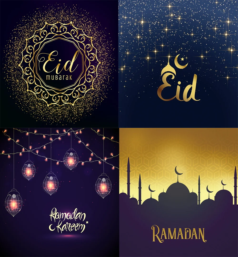 Laeacco EID Ramadan Mubarak Kareem Lantern Party Golden Moon Star Pattern Photography Background Photocall Photo Backdrops
Laeacco EID Ramadan Mubarak Kareem Lantern Party Golden Moon Star Pattern Photography Background Photocall Photo Backdrops