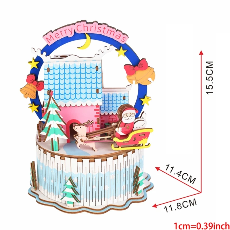Christmas creative music box DIY wooden music box home decoration miniature assembly model bag girl birthday gift
Christmas creative music box DIY wooden music box home decoration miniature assembly model bag girl birthday gift