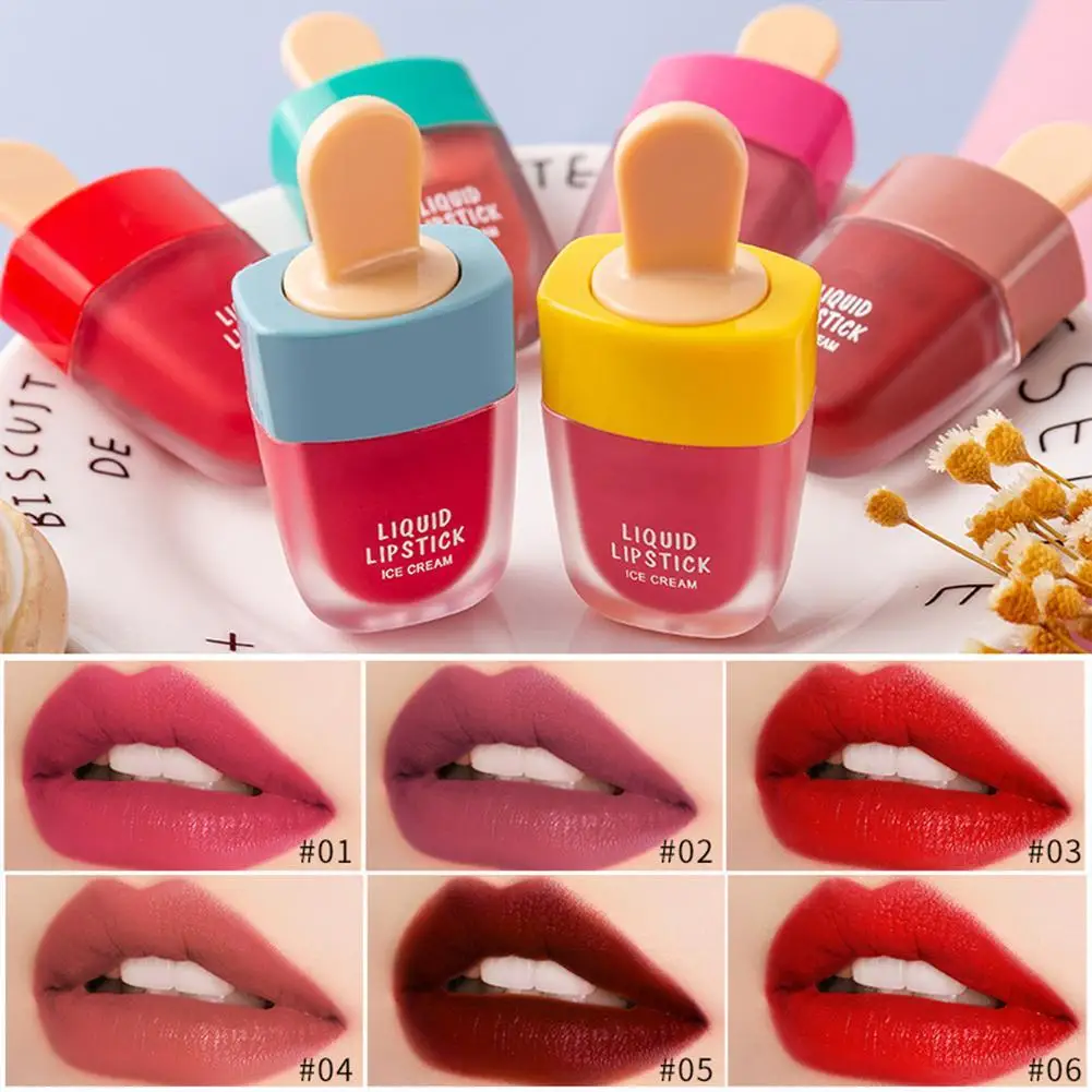 Ice Cream Velvet Matte Mist Moisturizing Non Fading Lipstick Lip Gloss Cosmetic косметика Accessories
Ice Cream Velvet Matte Mist Moisturizing Non Fading Lipstick Lip Gloss Cosmetic косметика Accessories