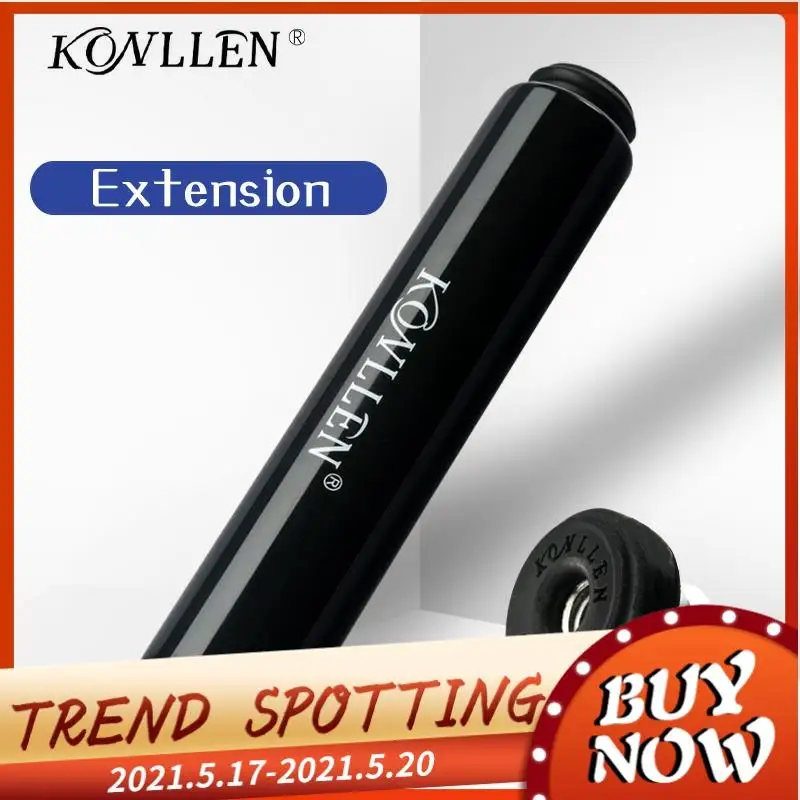 Original KONLLEN Extension Pool Cue Extension 15.5cm Length Carom Cue Extension With Bumper Durable Kit Billiards Accessories
Original KONLLEN Extension Pool Cue Extension 15.5cm Length Carom Cue Extension With Bumper Durable Kit Billiards Accessories