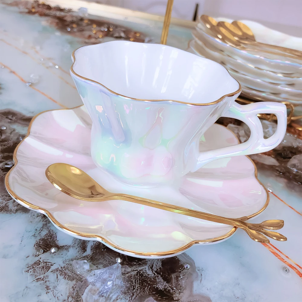 Pearly Light Luxury Afternoon Tea Scented Tea Set British Ceramic Flower Tea Cup Household Boiled Teapot Can Be Heated
Pearly Light Luxury Afternoon Tea Scented Tea Set British Ceramic Flower Tea Cup Household Boiled Teapot Can Be Heated