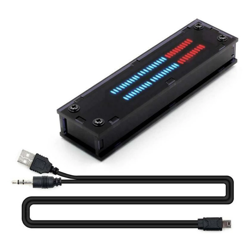 New Dual 30-bit Full Color LED Level Indicator Panel VU Meter For Amplifer 
New Dual 30-bit Full Color LED Level Indicator Panel VU Meter For Amplifer