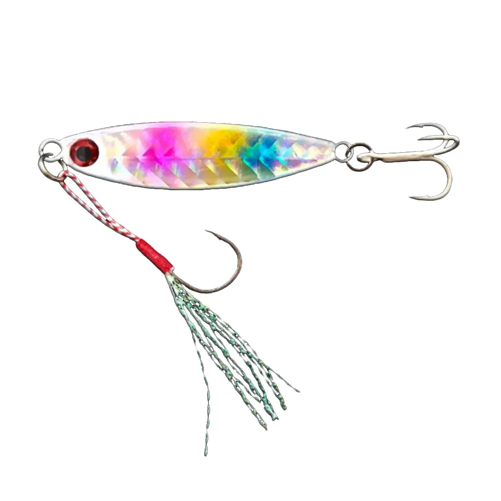 5cm 10g Metal Sequin Simulation Fish Fishing Bait Hard Lure with Double Hooks 
5cm 10g Metal Sequin Simulation Fish Fishing Bait Hard Lure with Double Hooks