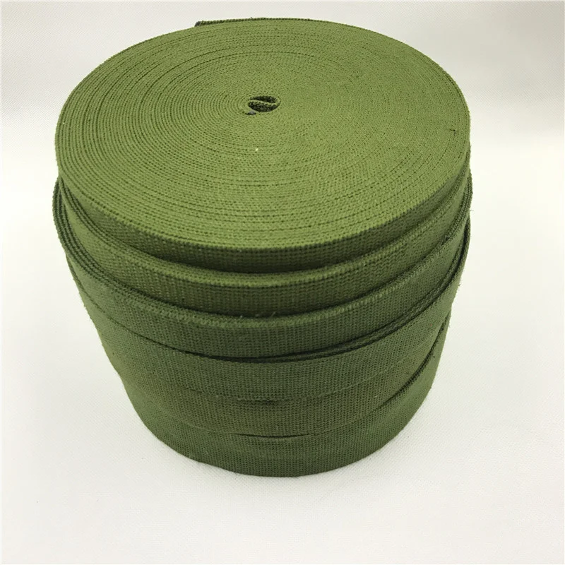 10 Meters Polyester-Cotton Army Green Padded Backpack With Canvas Belt Suitcase Packing Binding Belt Webbing Cotton Strap
10 Meters Polyester-Cotton Army Green Padded Backpack With Canvas Belt Suitcase Packing Binding Belt Webbing Cotton Strap