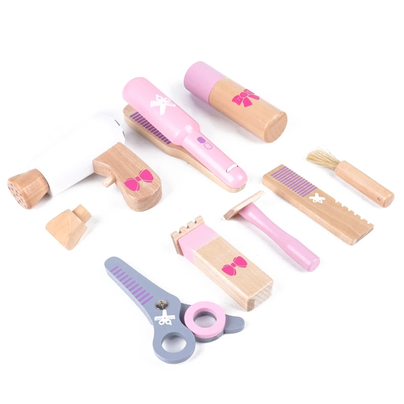 Children Simulation Wooden Toys Pretend Play Dressing Haircut Toys Set Baby Early Educational Toys for Girl Gifts
Children Simulation Wooden Toys Pretend Play Dressing Haircut Toys Set Baby Early Educational Toys for Girl Gifts