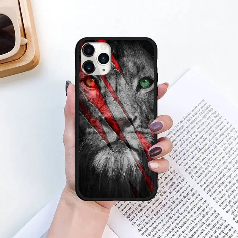 Tiger Leopard Lion Phone Case for iPhone 11 12 pro XS MAX 8 7 6 6S Plus X 5S SE 2020 XR mini
Tiger Leopard Lion Phone Case for iPhone 11 12 pro XS MAX 8 7 6 6S Plus X 5S SE 2020 XR mini