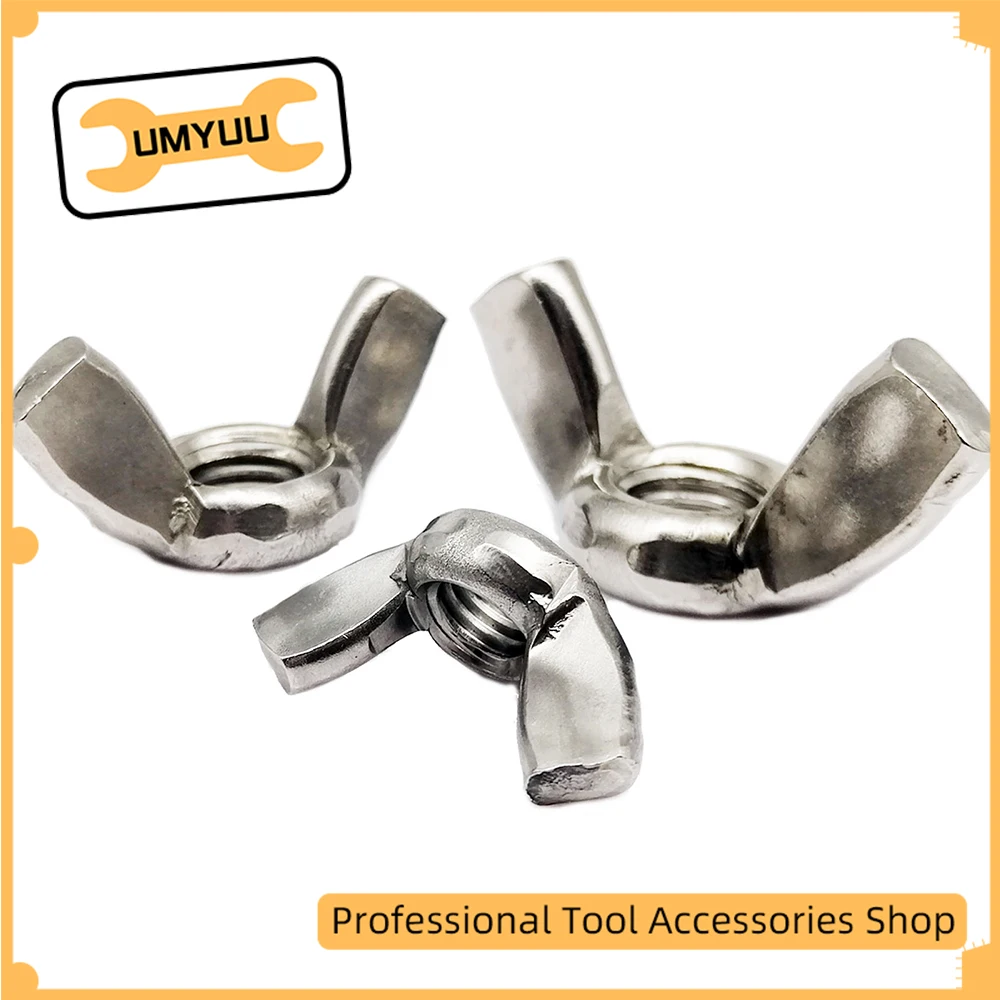 2/5/10pcs M3 M4 M5 M6 M8 M10 M12 GB62 304 Stainless Steel Adjust Thumb Nut Hand Tighten Thumbnut Ingot Butterfly Ear Wing Nut
2/5/10pcs M3 M4 M5 M6 M8 M10 M12 GB62 304 Stainless Steel Adjust Thumb Nut Hand Tighten Thumbnut Ingot Butterfly Ear Wing Nut