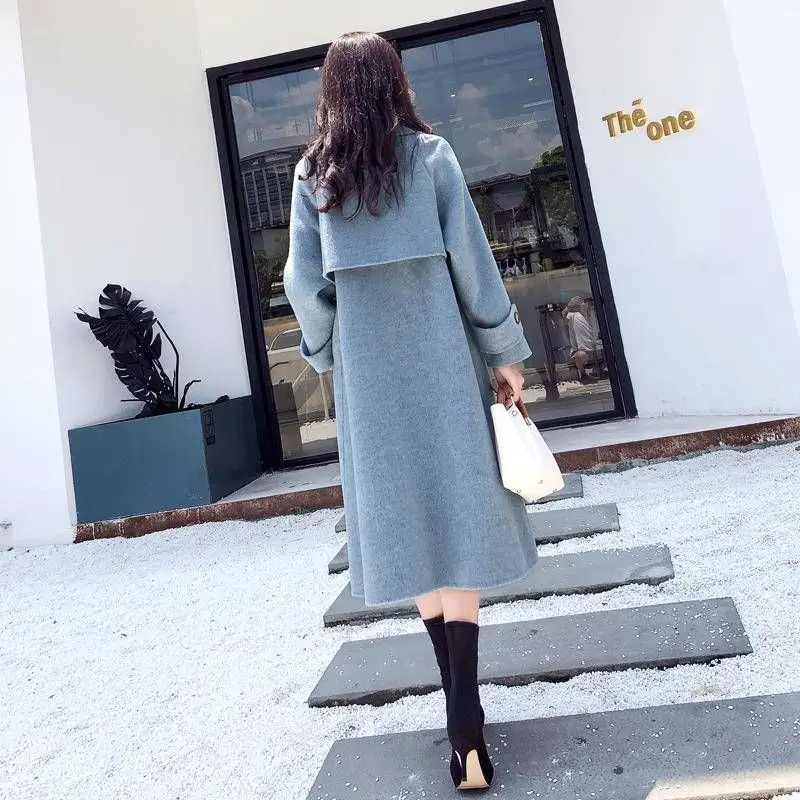New Women Casual Elegant Double-Breasted Woolen Coat Ladies Wool Jackets Female Fashion Long Overcoats M148
New Women Casual Elegant Double-Breasted Woolen Coat Ladies Wool Jackets Female Fashion Long Overcoats M148