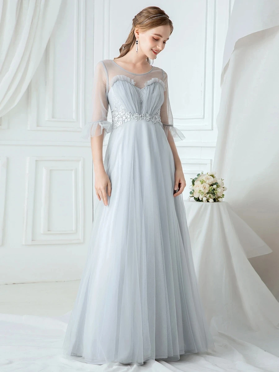 Women's Fashion Round Neckline Floor Length Wholesale Bridesmaid Dresses
Women's Fashion Round Neckline Floor Length Wholesale Bridesmaid Dresses