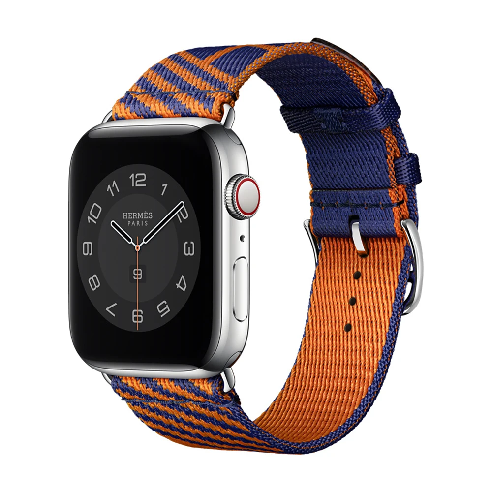 Nylon braid Jumping Single Tour Strap for iWatch 38mm 42mm sports band for Apple Watch 40mm 44mm bracelet 6 SE 5 4 321 Series
Nylon braid Jumping Single Tour Strap for iWatch 38mm 42mm sports band for Apple Watch 40mm 44mm bracelet 6 SE 5 4 321 Series