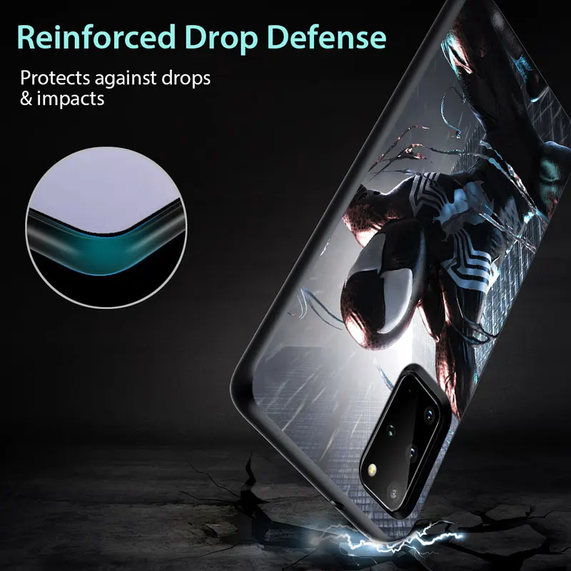 Marvel venom spider man for Samsung S6 S7 S8 S9 S10 S10E S21 Edge Plus Ultra 5G TPU Black Phone Case
Marvel venom spider man for Samsung S6 S7 S8 S9 S10 S10E S21 Edge Plus Ultra 5G TPU Black Phone Case