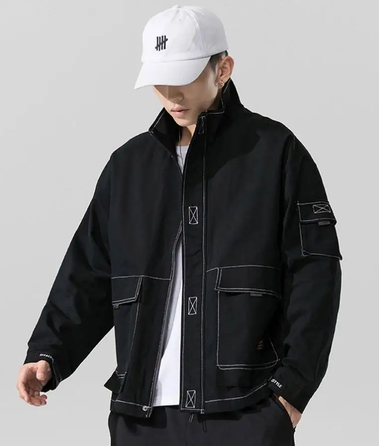 2020 Autumn fashion Men jacket coat Plus size loose long sleeve Casual Tooling Jackets Outerwear w1142
2020 Autumn fashion Men jacket coat Plus size loose long sleeve Casual Tooling Jackets Outerwear w1142