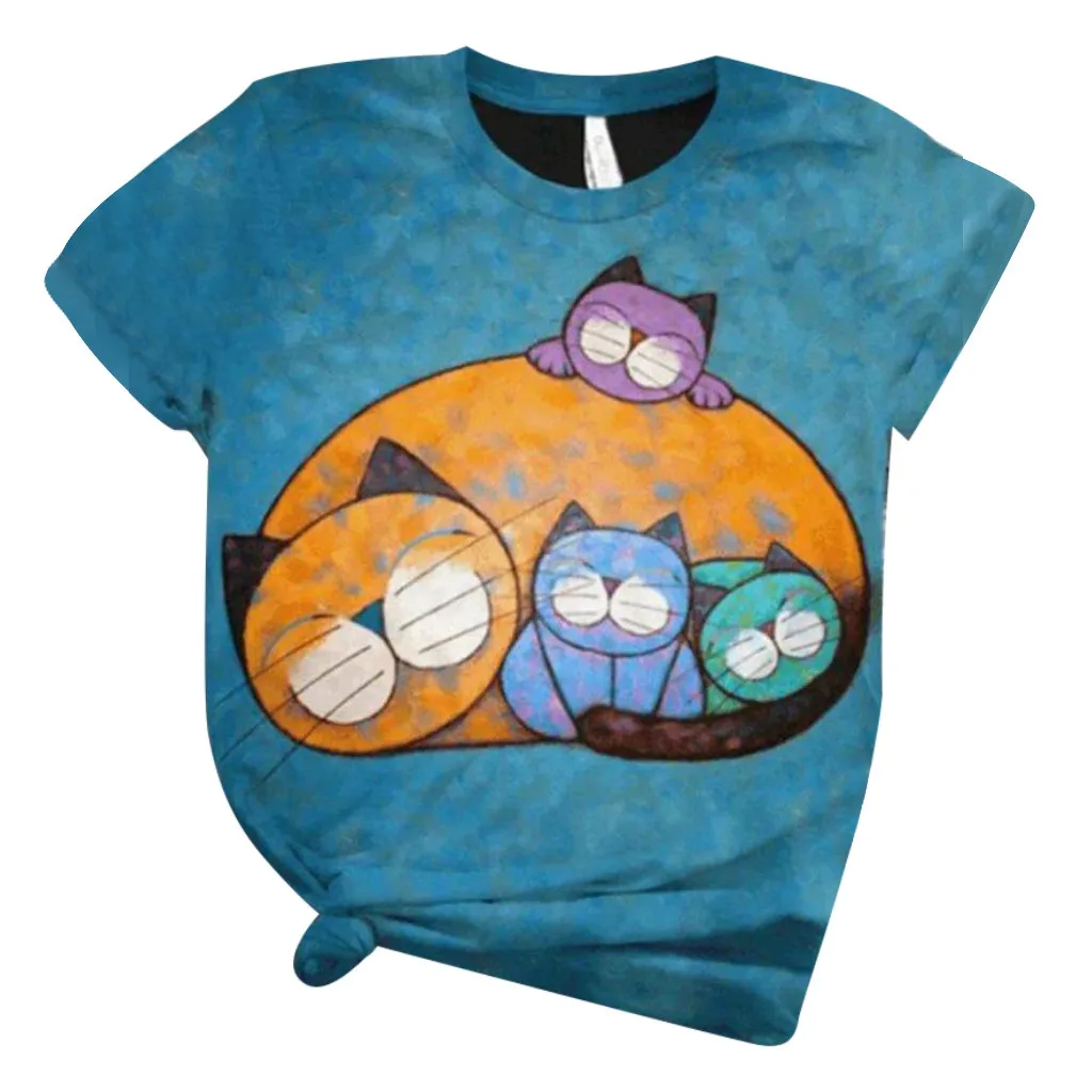 Short Sleeve T-shirts Women Outdoor 3D Animal Cute Dog Printed O-Neck T-shirt Tops Women's Clothing Summer 2021 Tee T Shirt
Short Sleeve T-shirts Women Outdoor 3D Animal Cute Dog Printed O-Neck T-shirt Tops Women's Clothing Summer 2021 Tee T Shirt