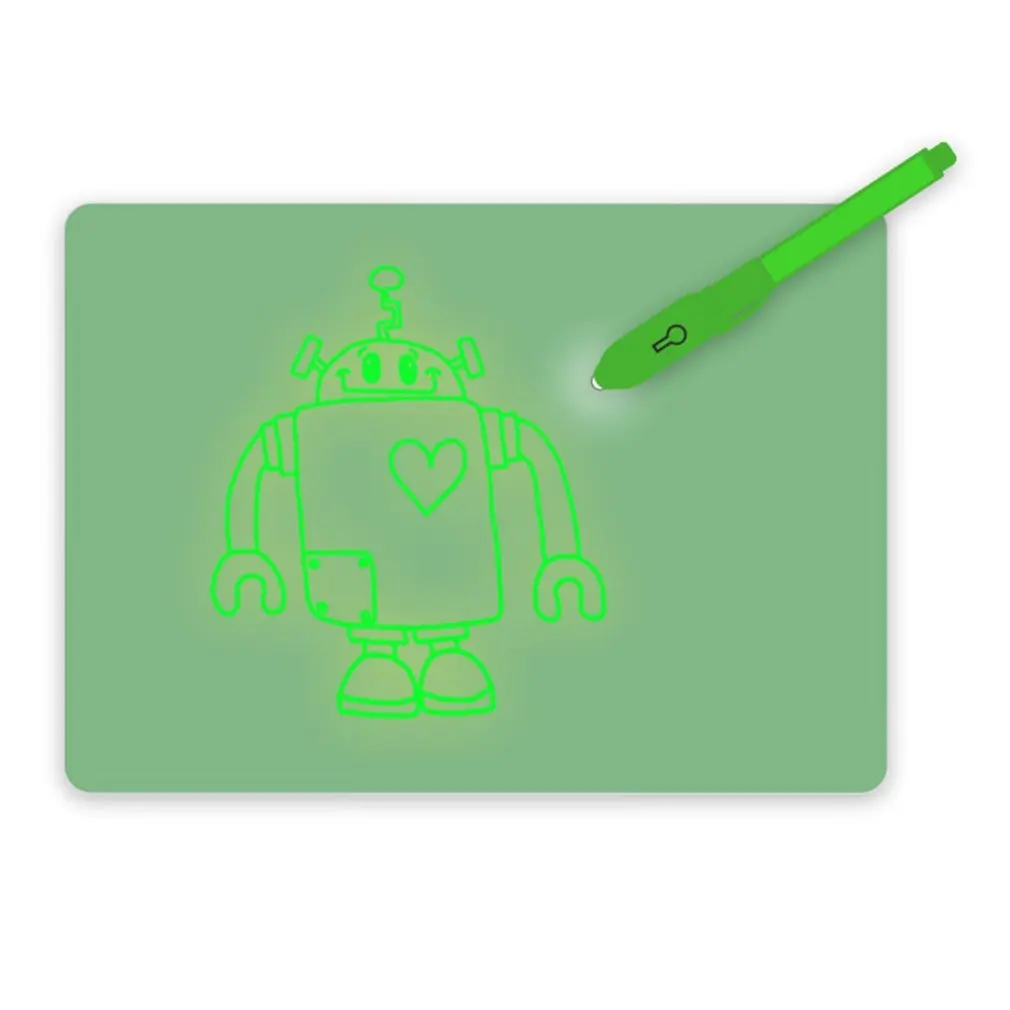 A4 LED Light Fluorescent Writing Board Kids Electronic Luminescent Wordpad Message Board Handwriting Pad
A4 LED Light Fluorescent Writing Board Kids Electronic Luminescent Wordpad Message Board Handwriting Pad