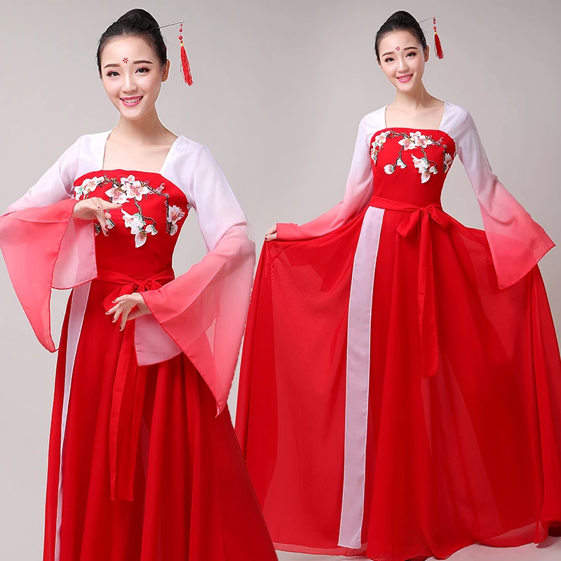 Стандартное традиционное китайское платье для народных танцев Восточные