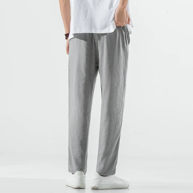Men's Trousers 2021 Summer New Wild Linen Thin Section Ice Silk Art Simple Breathable Cotton and Linen Loose Straight-leg Pants
Men's Trousers 2021 Summer New Wild Linen Thin Section Ice Silk Art Simple Breathable Cotton and Linen Loose Straight-leg Pants