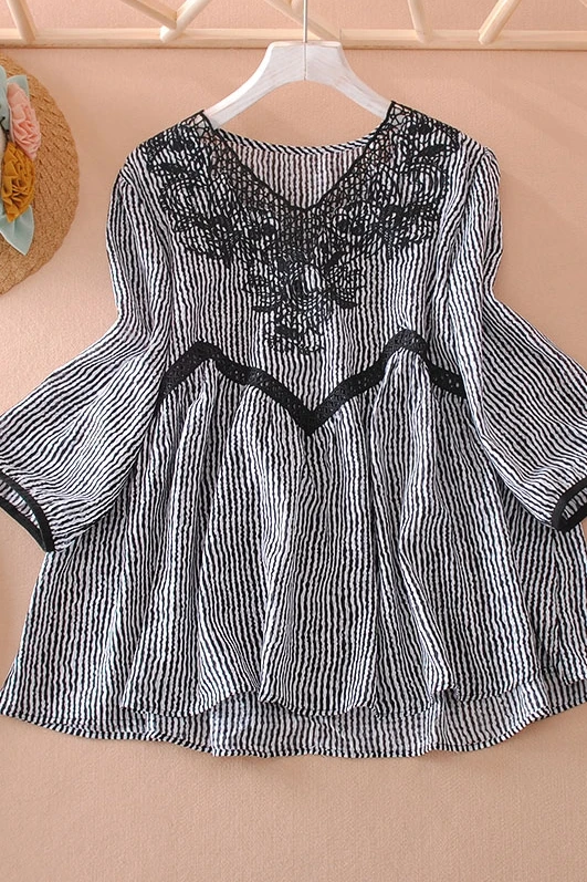 VANOVICH Blouses and Tops Women's Summer 2021 New Fashion Cotton Ladies Blouses and Tops V-neck Hollow Embroidered Women Clothes
VANOVICH Blouses and Tops Women's Summer 2021 New Fashion Cotton Ladies Blouses and Tops V-neck Hollow Embroidered Women Clothes