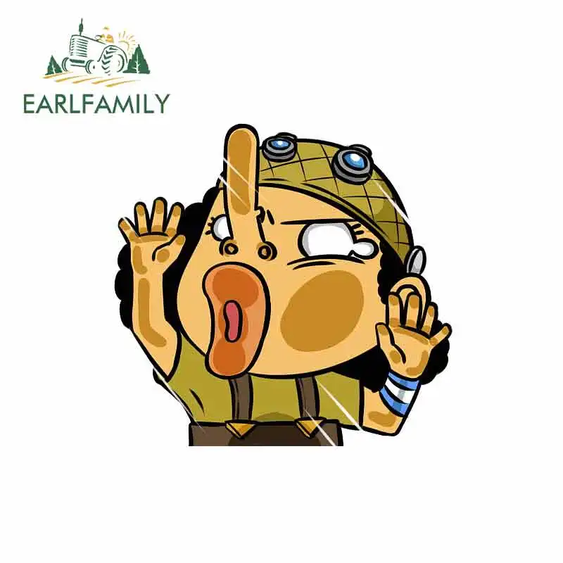EARLFAMILY 13cm x 12.5cm for Usopp Anime Funny Car Stickers RV VAN 3D DIY Fine Decal JDM Vinyl Car Wrap Bumper Truck Graphics 
EARLFAMILY 13cm x 12.5cm for Usopp Anime Funny Car Stickers RV VAN 3D DIY Fine Decal JDM Vinyl Car Wrap Bumper Truck Graphics