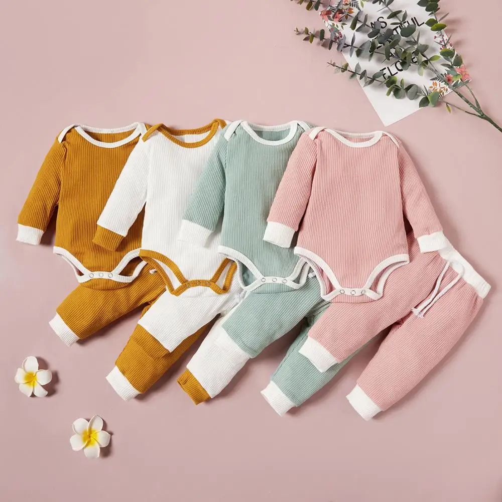 PatPat New Autumn and Winter Baby Girl Sweet Solid Baby's Sets Long Sleeve Bodysuit and A Pants Baby Clothes Color Block
PatPat New Autumn and Winter Baby Girl Sweet Solid Baby's Sets Long Sleeve Bodysuit and A Pants Baby Clothes Color Block