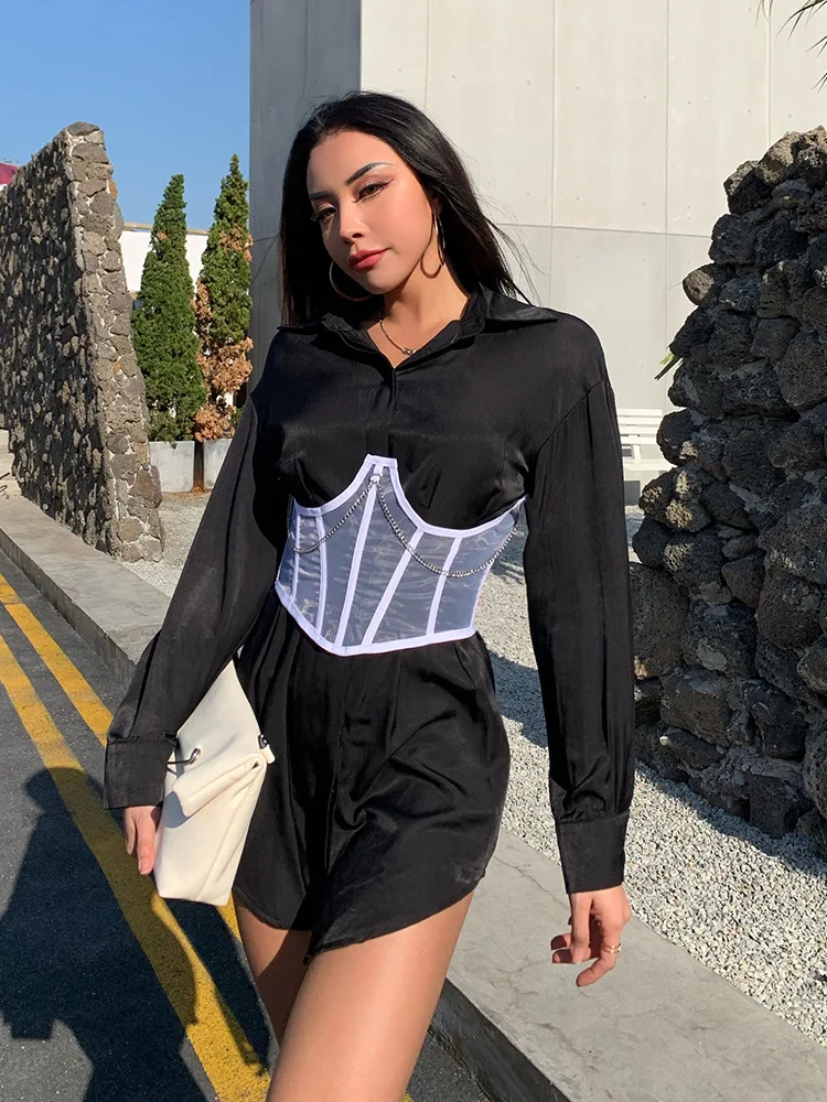 New Belts for Women Lace up Wide Belt Mesh Elegant Women Metal Chain Straps Female Stretchy Wide Belt Ladies Asymmetry
New Belts for Women Lace up Wide Belt Mesh Elegant Women Metal Chain Straps Female Stretchy Wide Belt Ladies Asymmetry