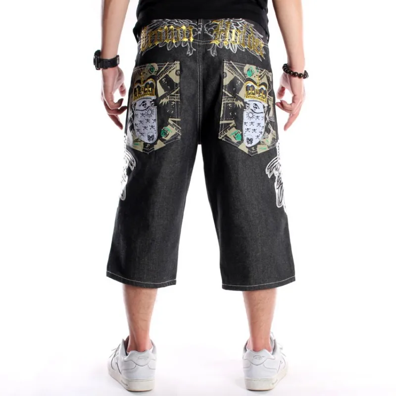 Street Hip Hop Mens Loose Straight Embroidery Denim Jeans Calf Length Vintage Summer Fashion Casual Cowboy Trousers Plus Size
Street Hip Hop Mens Loose Straight Embroidery Denim Jeans Calf Length Vintage Summer Fashion Casual Cowboy Trousers Plus Size