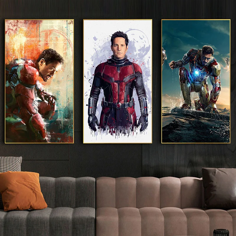 Marvel Superhero Iron Man Posters and Prints Avengers Movie Canvas Wall Art Figure Painting Nordic Decor Pictures Wall Paintings
Marvel Superhero Iron Man Posters and Prints Avengers Movie Canvas Wall Art Figure Painting Nordic Decor Pictures Wall Paintings