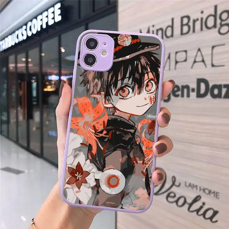Anime Toilet-Bound Hanako-kun Phone Case Matte Transparent for iPhone 7 8 11 12 s mini pro X XS XR MAX Plus cover funda
Anime Toilet-Bound Hanako-kun Phone Case Matte Transparent for iPhone 7 8 11 12 s mini pro X XS XR MAX Plus cover funda