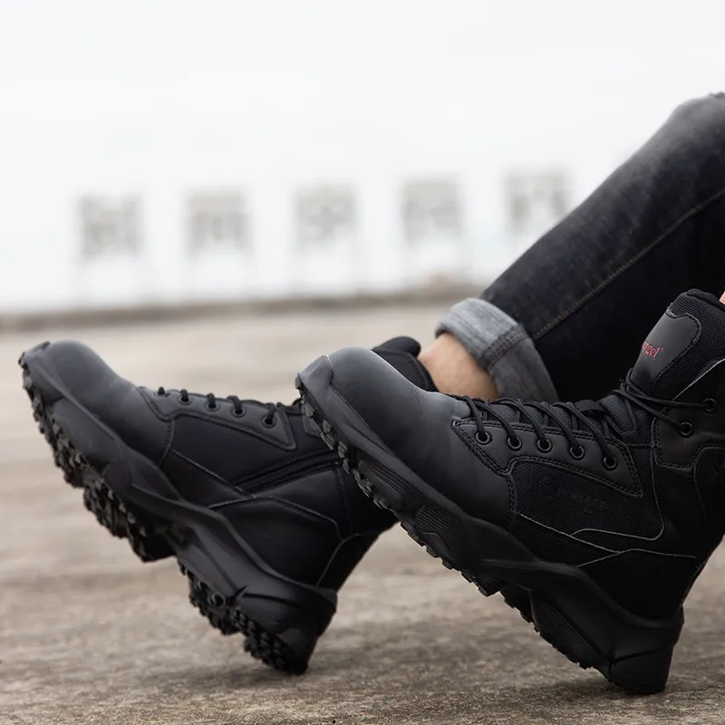 Men Boots Waterproof Safety Shoes Security Steel Toe Cap Military Boots Working Steel Toe Anti-Smashing Men's Work Boots Size 47
Men Boots Waterproof Safety Shoes Security Steel Toe Cap Military Boots Working Steel Toe Anti-Smashing Men's Work Boots Size 47