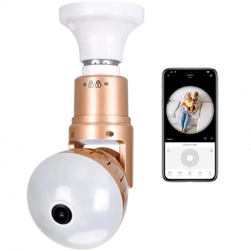 Умная Wi-Fi-камера с датчиком движения, 360 °, 1080P, 2,4 ГГц 
Умная Wi-Fi-камера с датчиком движения, 360 °, 1080P, 2,4 ГГц