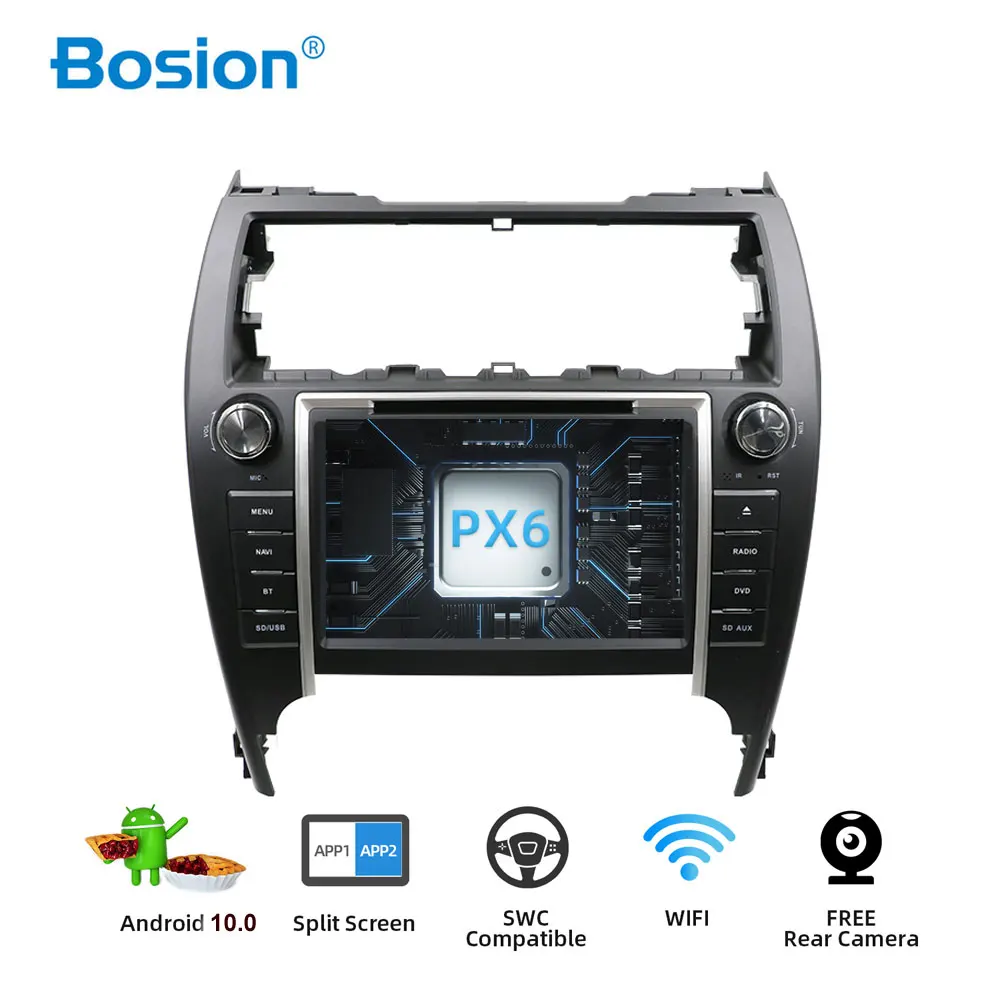 Автомобильный DVD-плеер Bosion, мультимедийный проигрыватель с GPS-навигацией для Toyota Camry 2012-2015 с Wi-Fi и DSP
Автомобильный DVD-плеер Bosion, мультимедийный проигрыватель с GPS-навигацией для Toyota Camry 2012-2015 с Wi-Fi и DSP