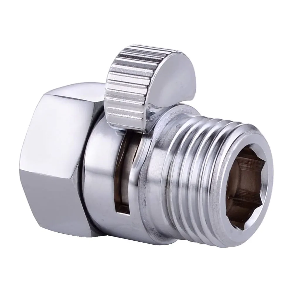 Shut Off Valve Brass Shower Head Valve with Handle Lever G1/2 Water Flow Control Valve Regulator Chrome
Shut Off Valve Brass Shower Head Valve with Handle Lever G1/2 Water Flow Control Valve Regulator Chrome
